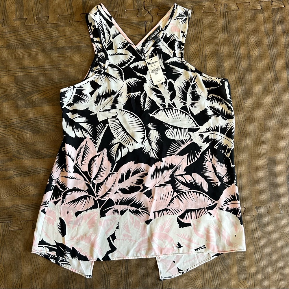 NWT! | Express | Slit in Back Dressy Tank Top | Size S